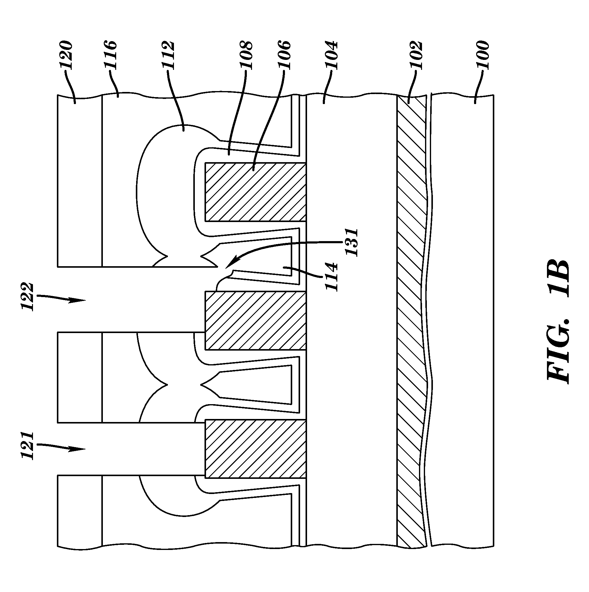 Air-dielectric for subtractive etch line and via metallization