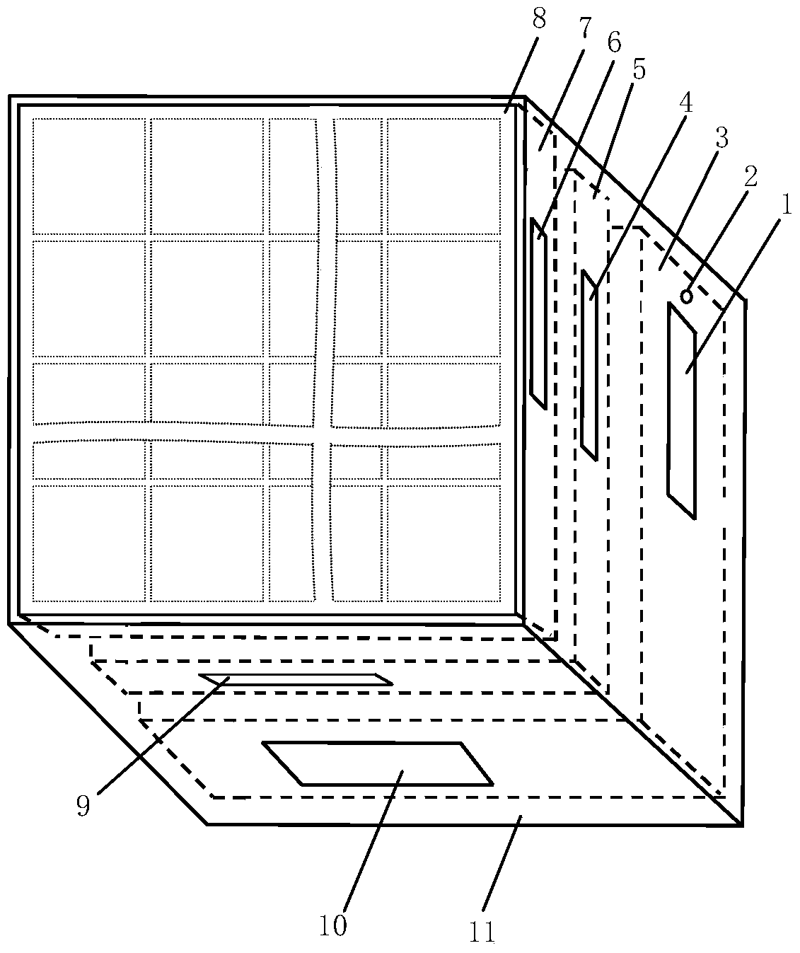 An Addressable Imaging Detection Chip for Local Wavefront Measurement