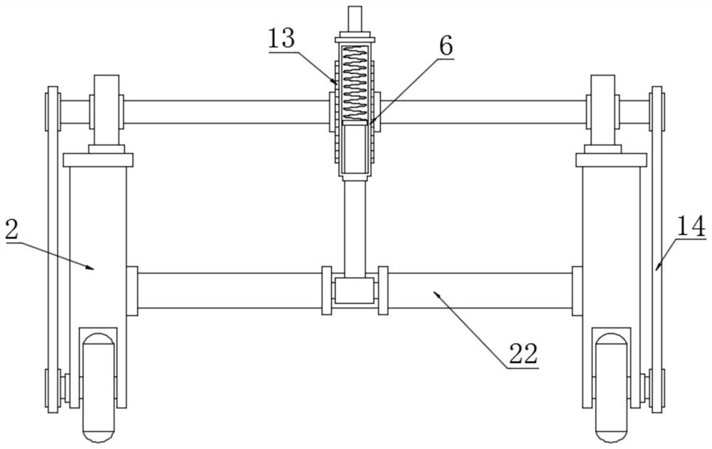 A smart home sweeping robot support device