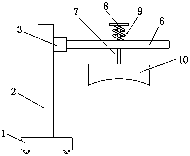 Punching auxiliary device for orthopedics department