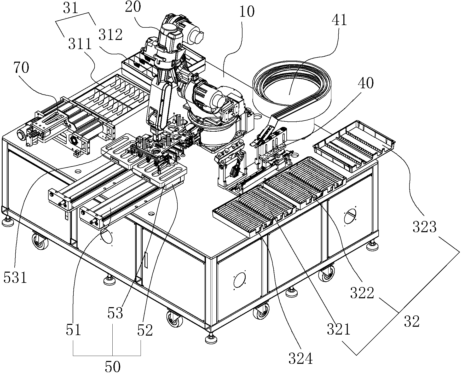 Remote-control unit assembling equipment