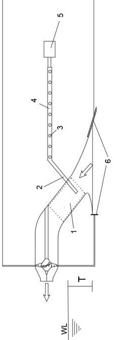 Water-jet propulsion pump device with telescopic water inlet flow channel and implementation method thereof