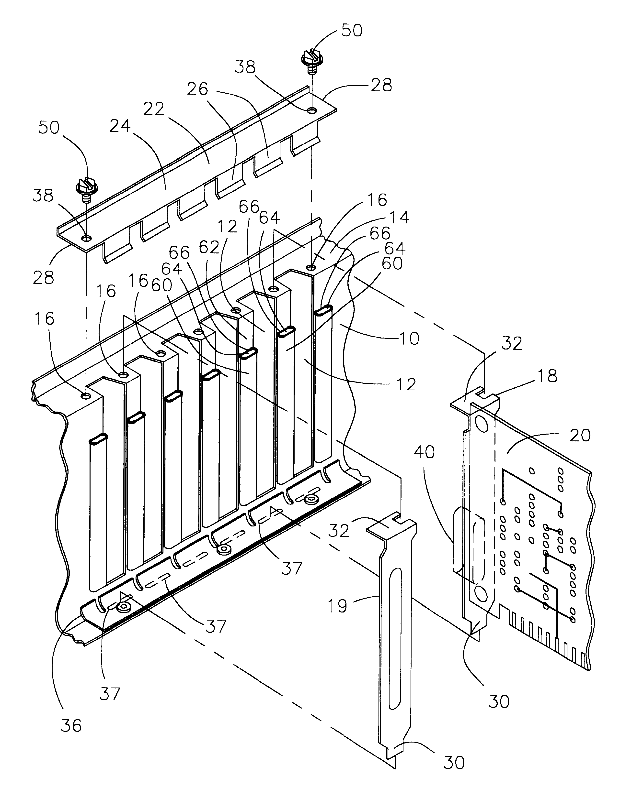 Computer expansion card retainer assembly