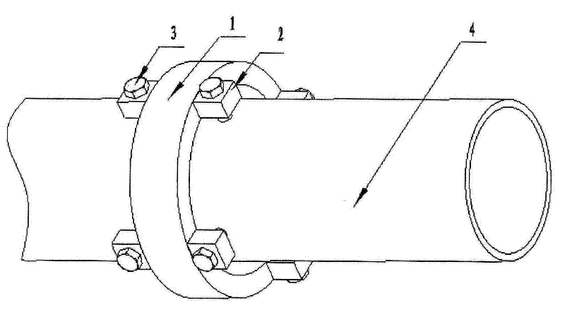 Machining process for slender shaft type part of unmachined outer circle