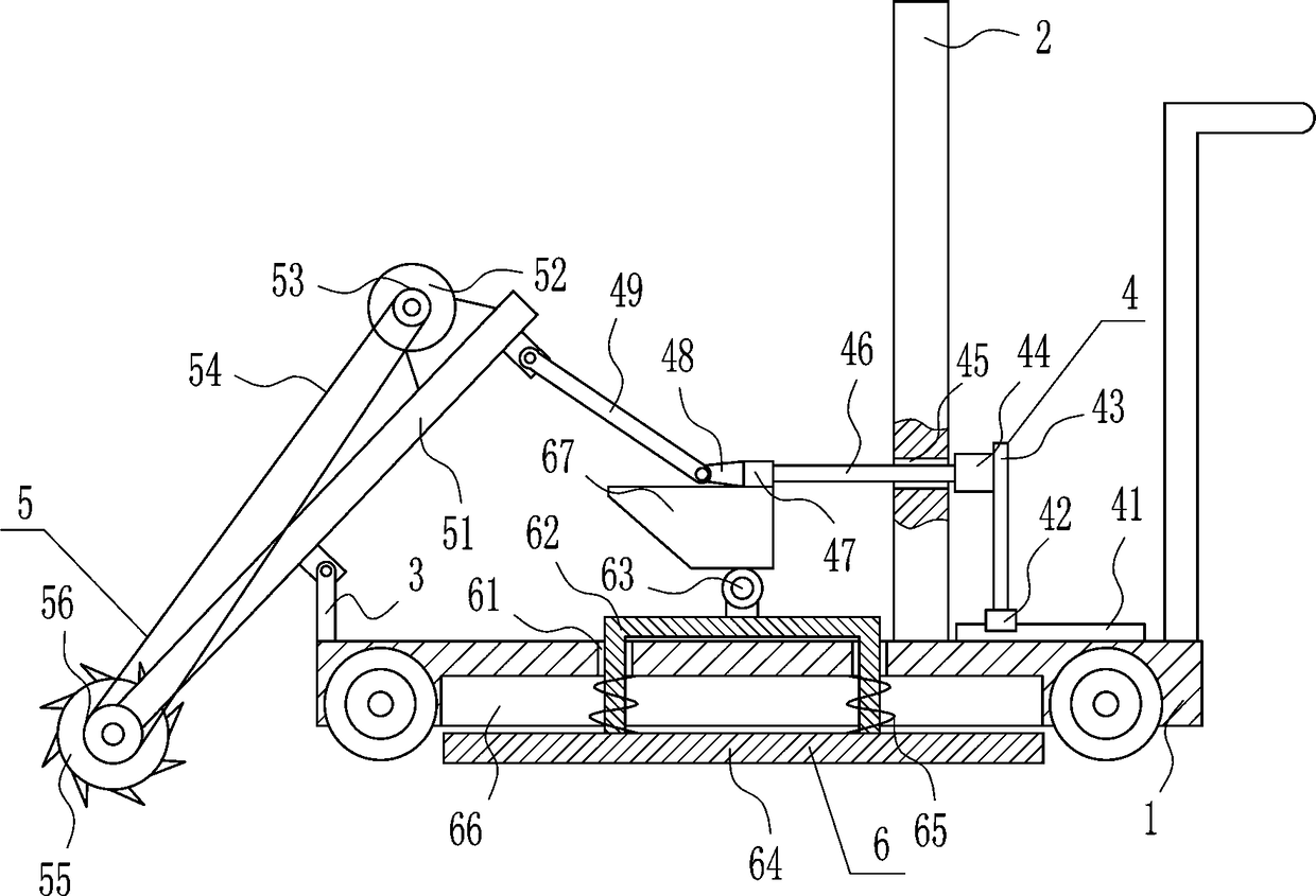 Shaving equipment for repairing petroleum asphalt road face