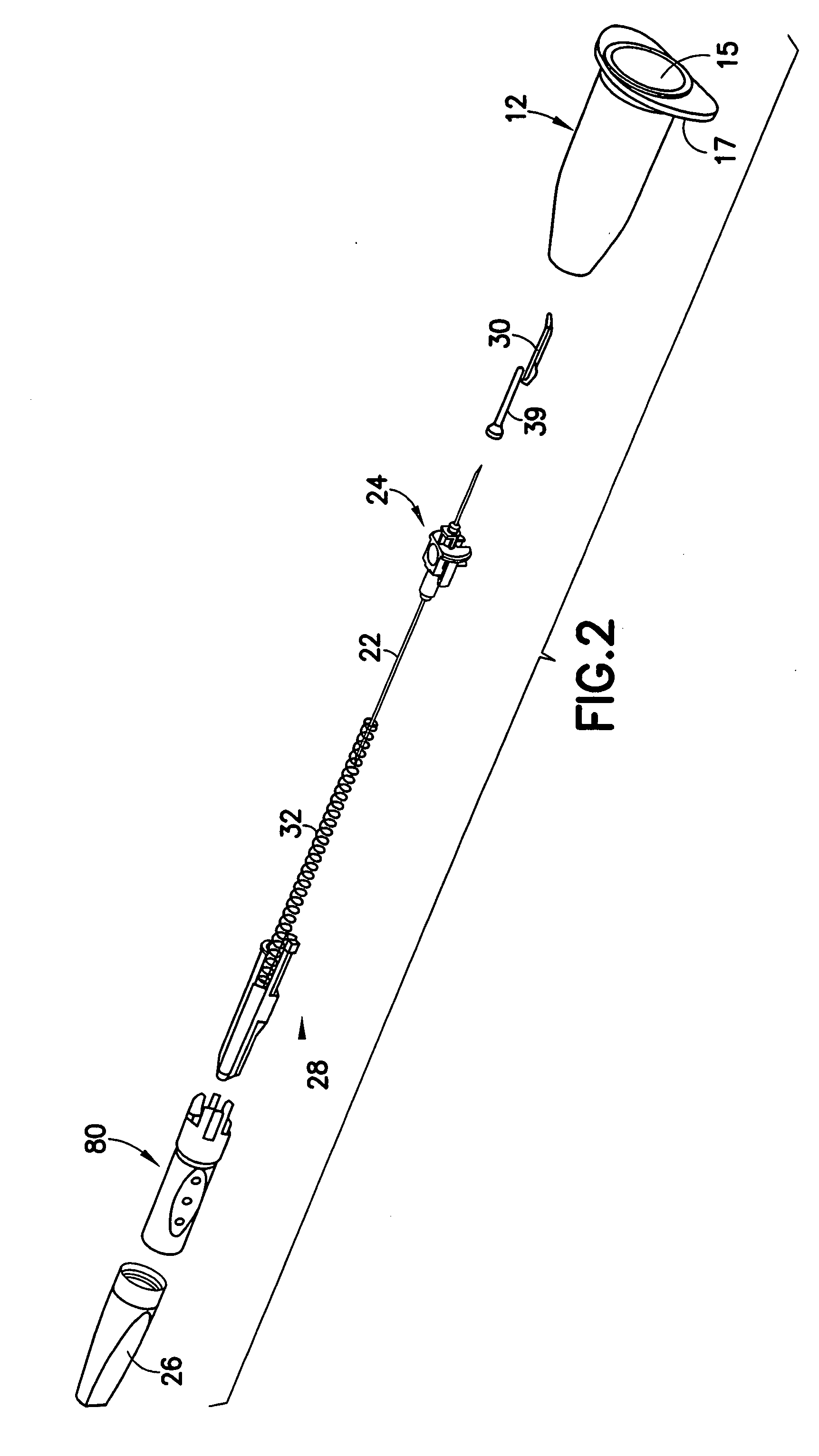 Flashback device for venous specimen collection