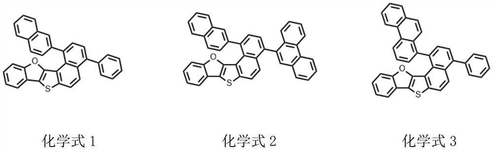 Blue light host material and blue light emitting device