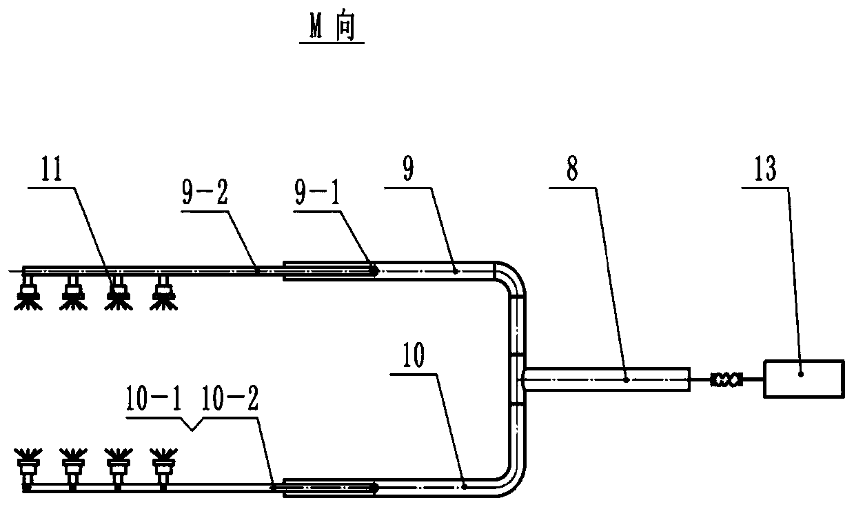 Low-NOX combustion technology coupling active ammonia synergistic denitration device for coal-fired industrial boiler