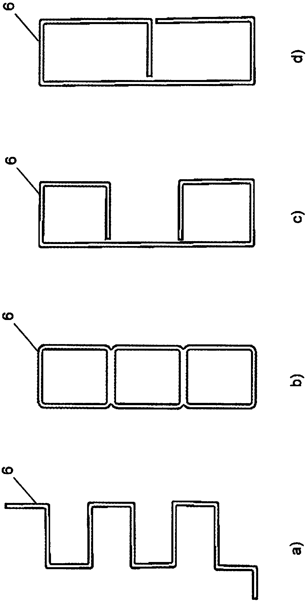 Battery case with lateral reinforcement