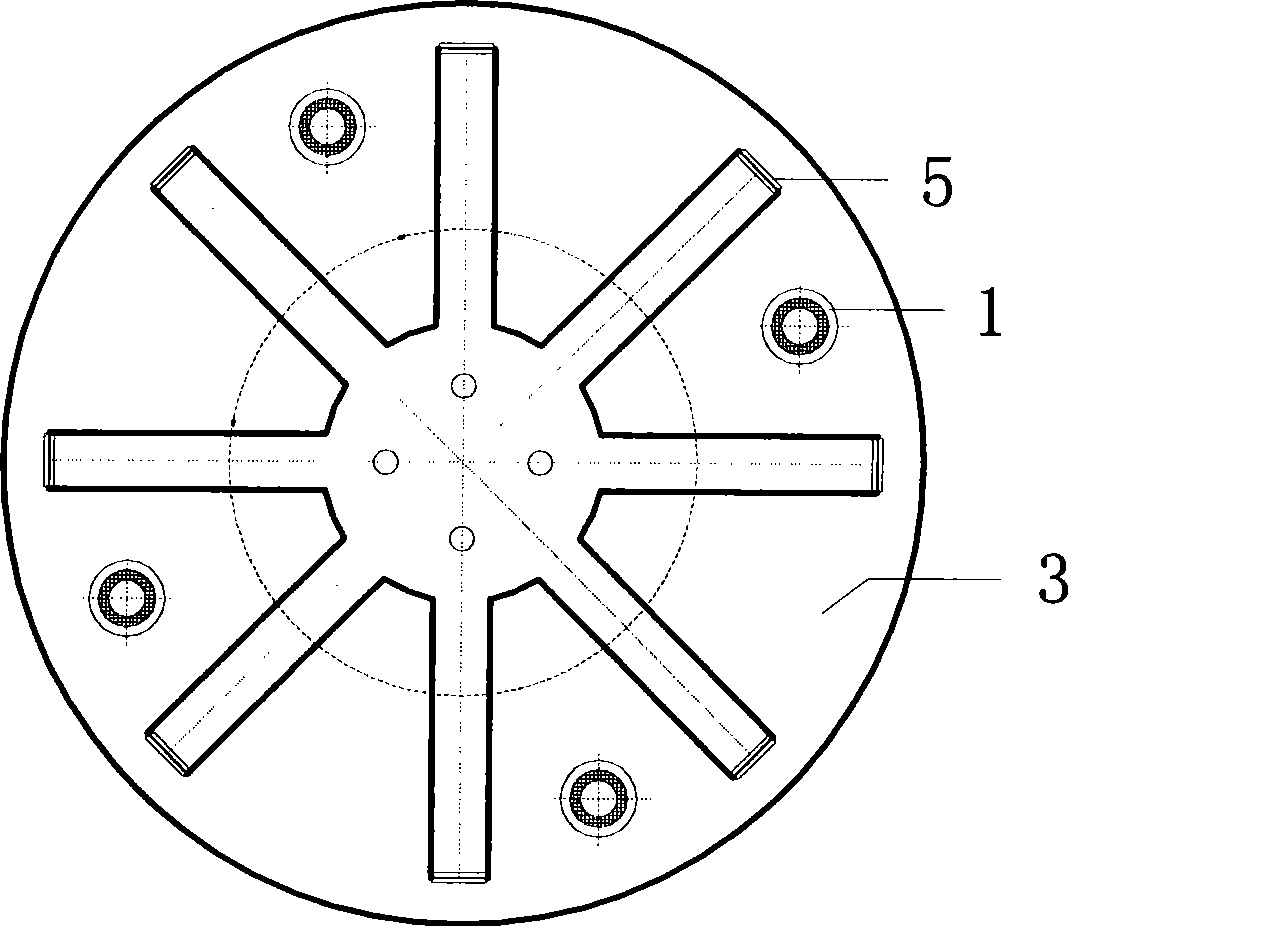 Large-tonnage vertical shock insulation damping device