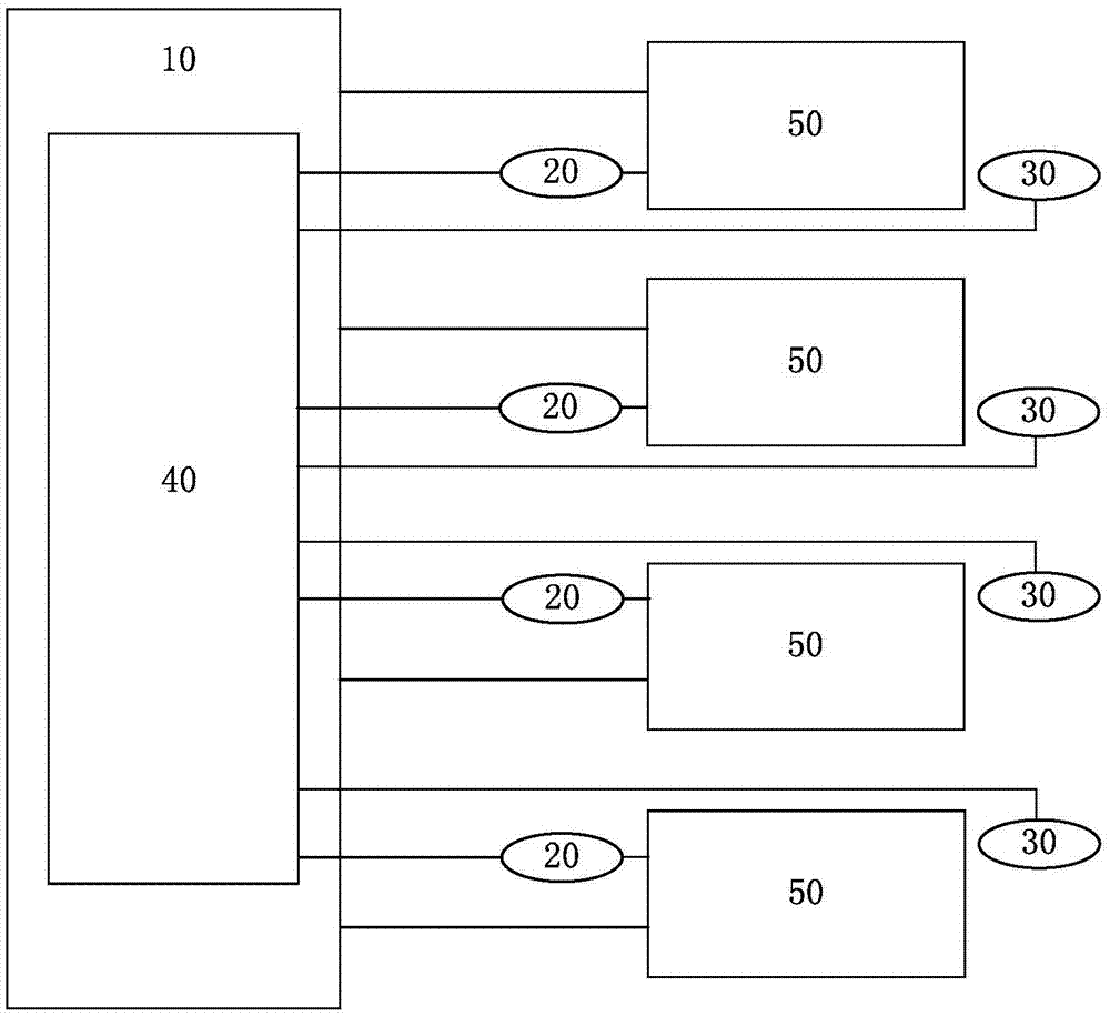 Electric car and control system for high voltage power supply of electric car