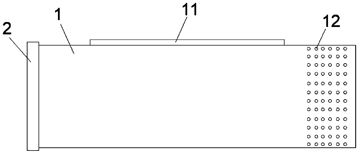 Ventilation and disinfection device for infectious disease isolation ward