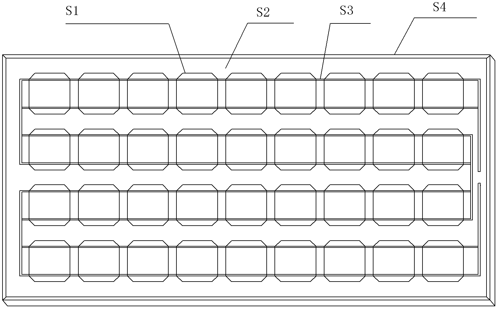 Building material type double-sided glass photovoltaic component and manufacturing method thereof