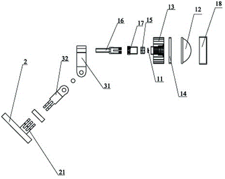 Reflective Illumination Device Based on Laser Excited Phosphors