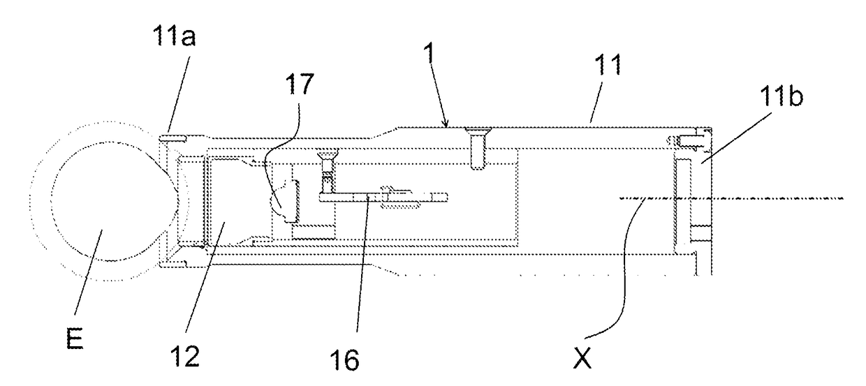 Device and method for non-invasive recording of the erg and vep response of an eye