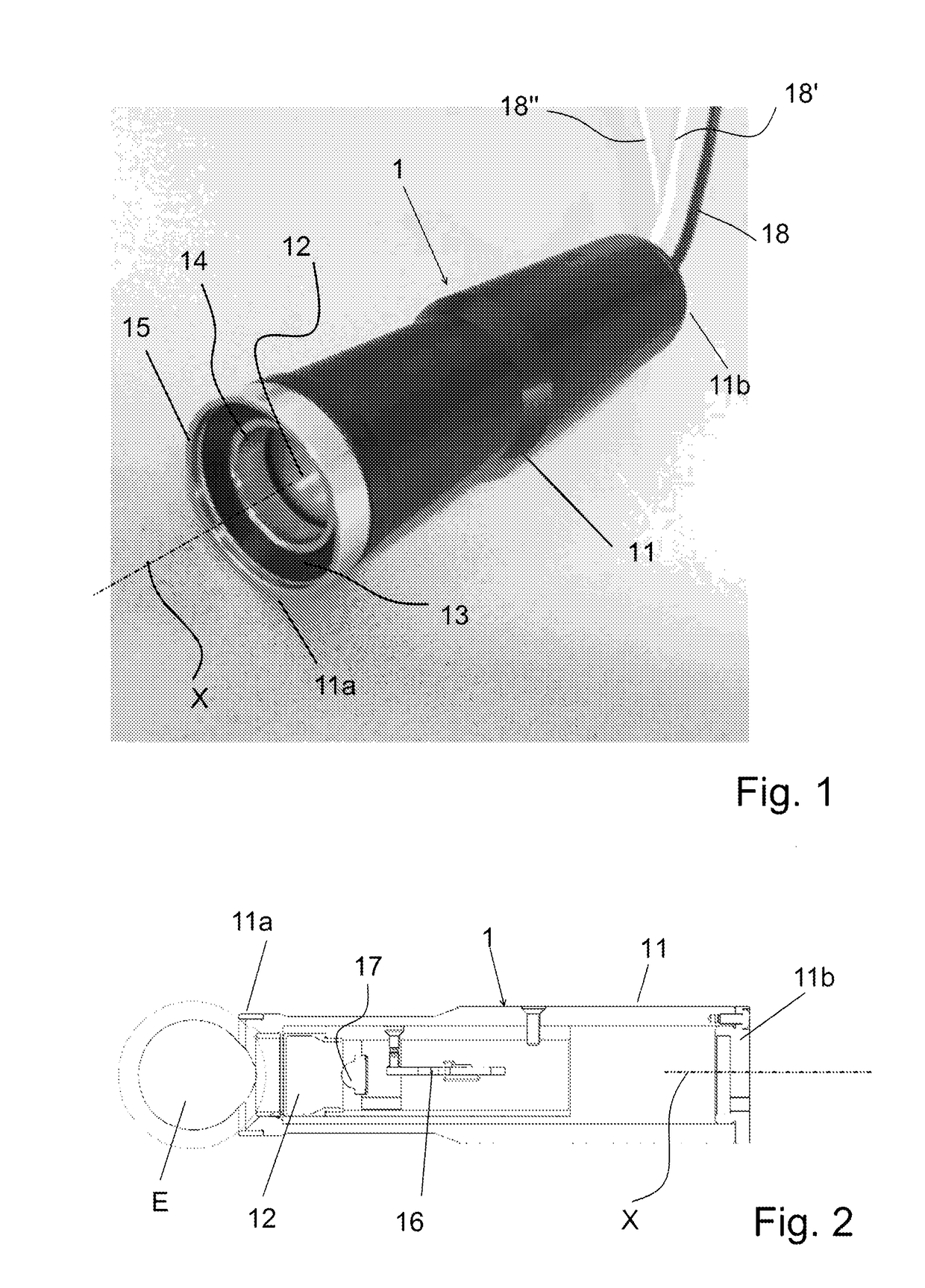 Device and method for non-invasive recording of the erg and vep response of an eye