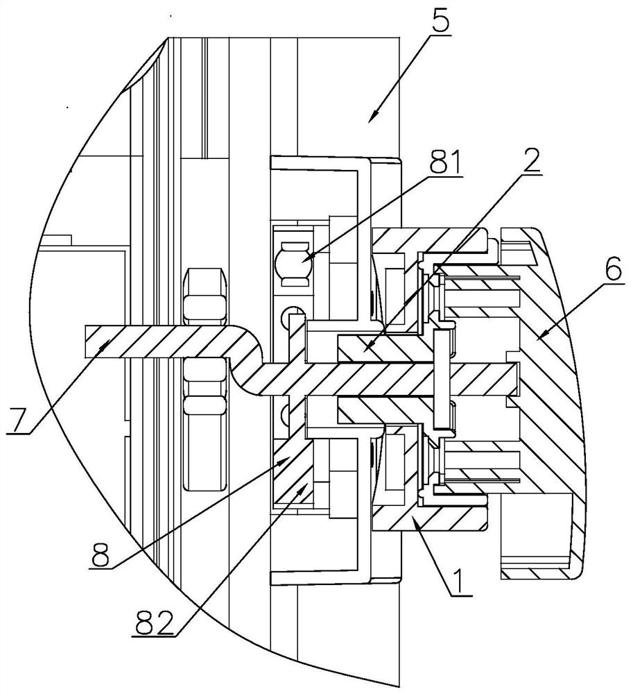 Oblique knife cut-off type disposable drawer lock structure