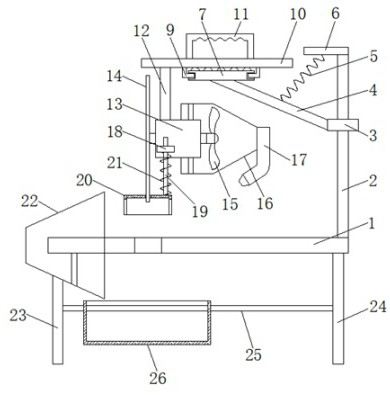 Anti-splashing handheld cutting machine