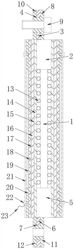 High-temperature-resistant anti-resistance copper braided flexible connection structure