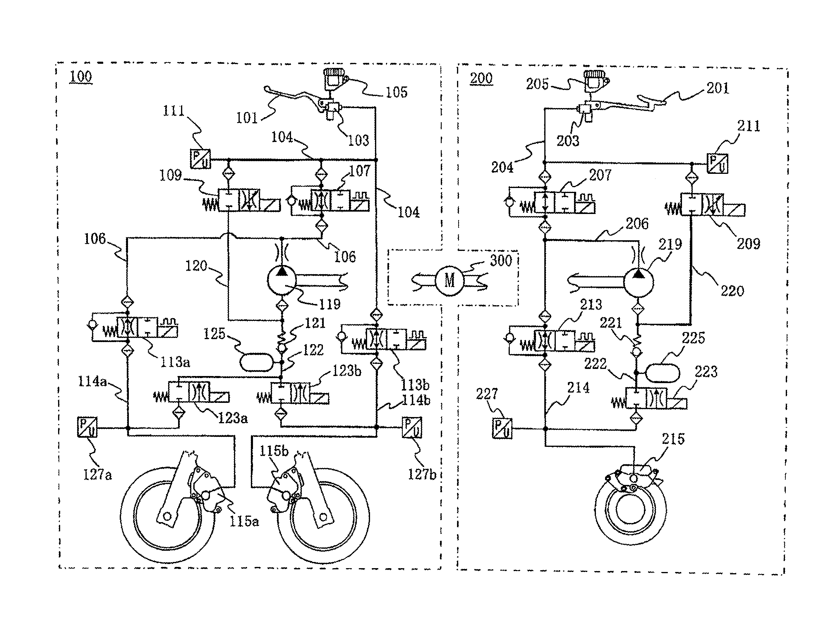 Brake system and brake control method