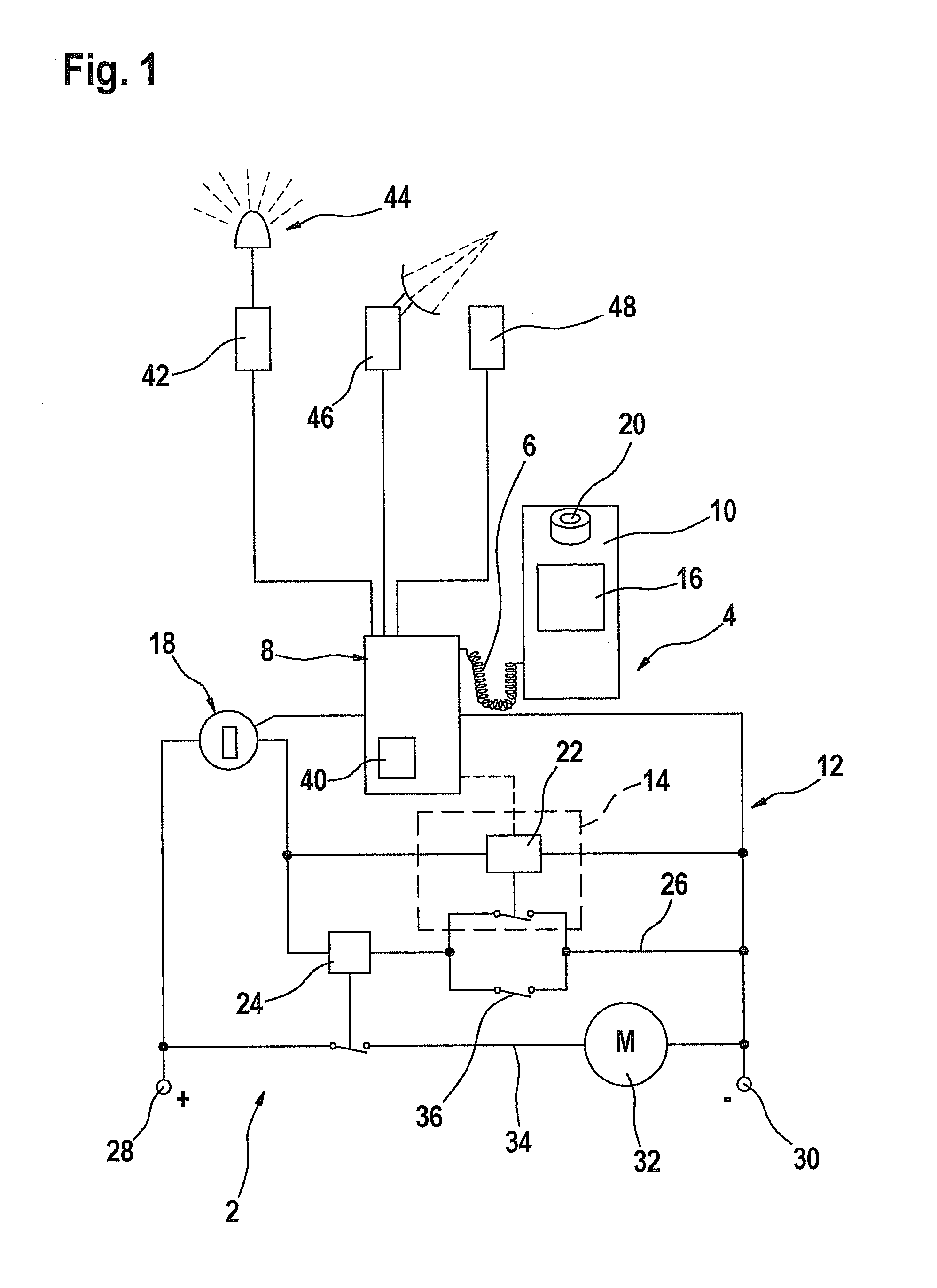 Alcohol immobilizer having an emergency drive option