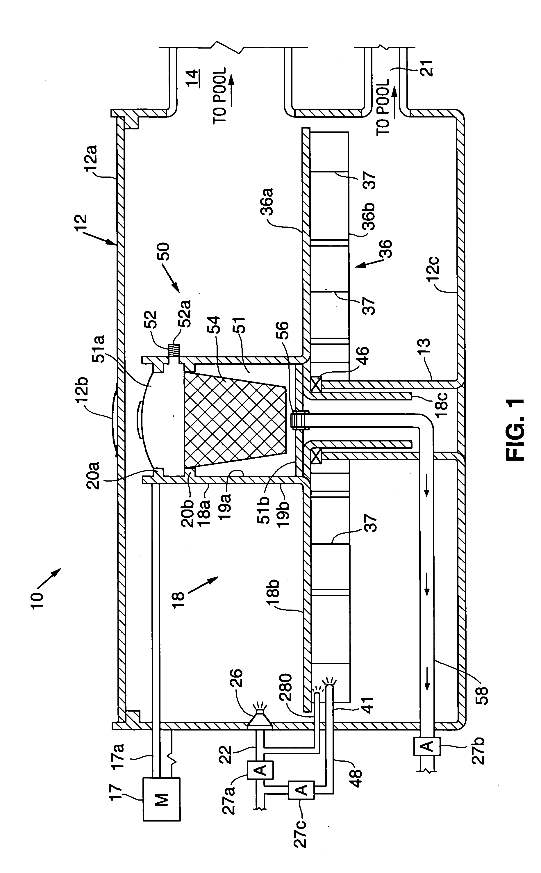 Hose reel automatic storage