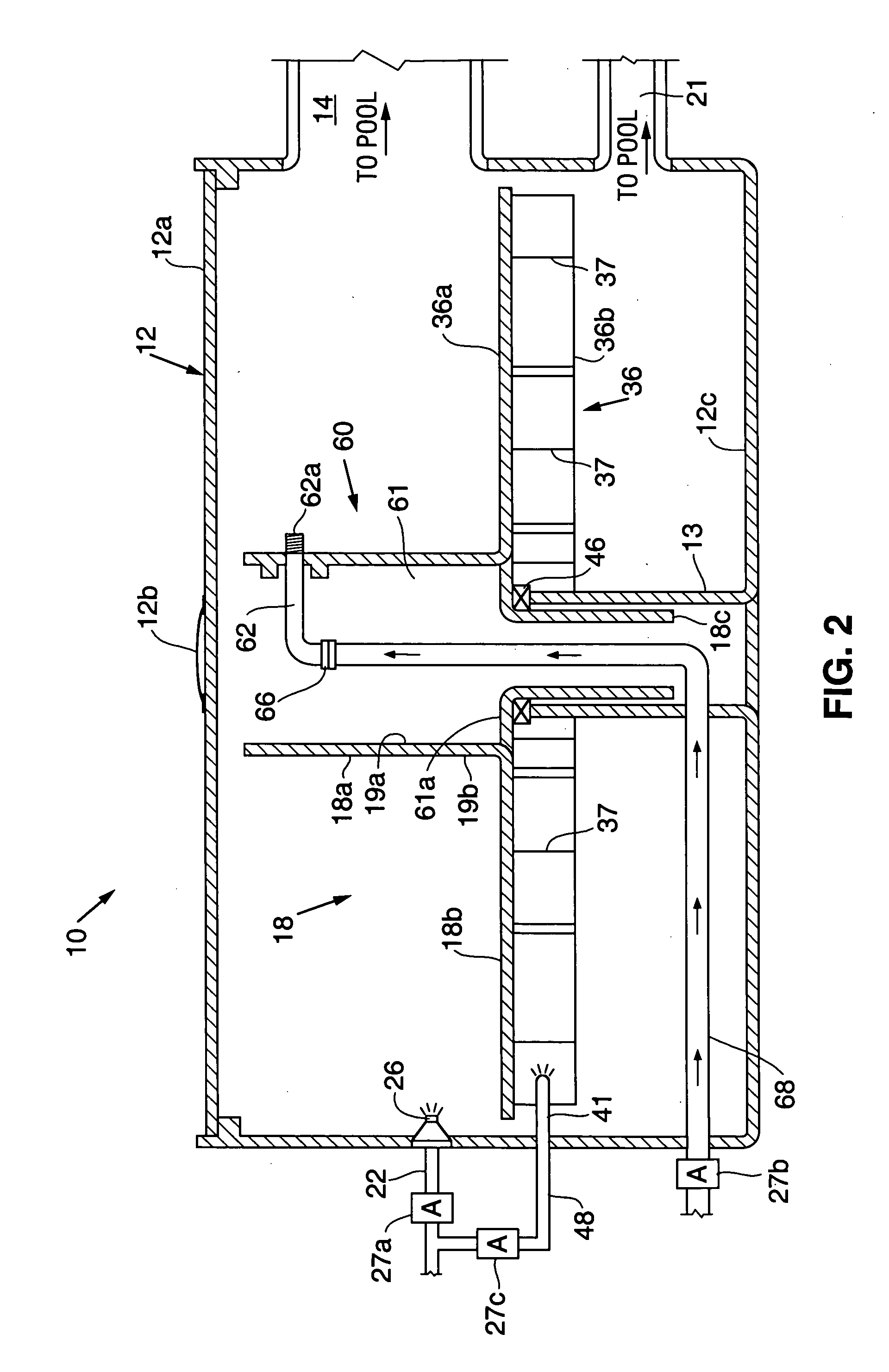 Hose reel automatic storage