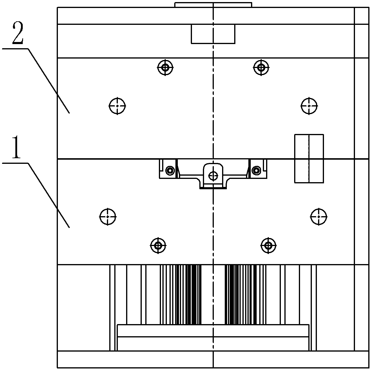 Special die for controller supports of auto electric appliances