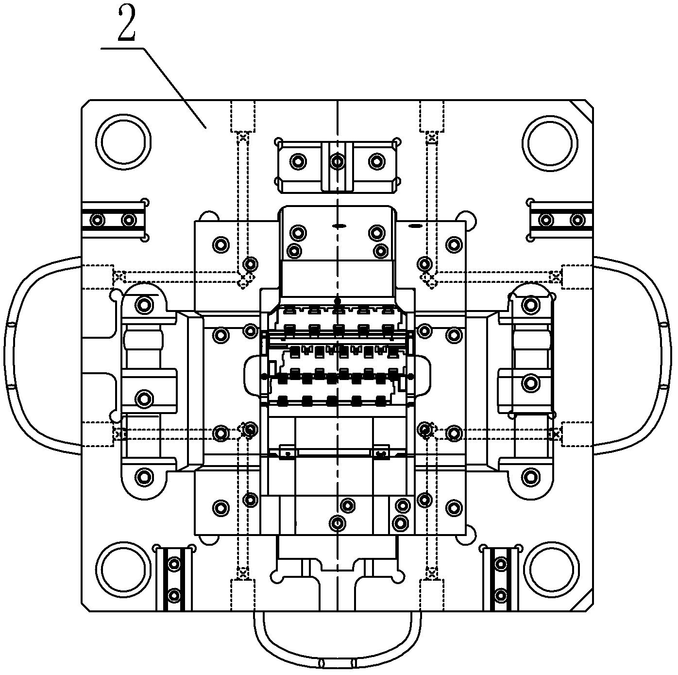 Special die for controller supports of auto electric appliances