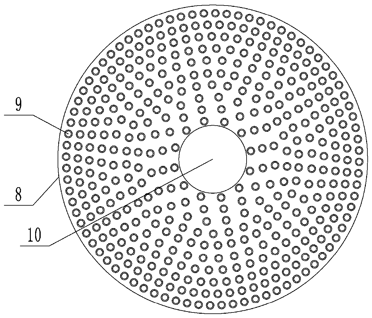 Screening device for liquid organic fertilizer