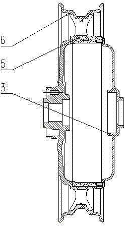 Integrated direct-current brushless motor of wheel hub