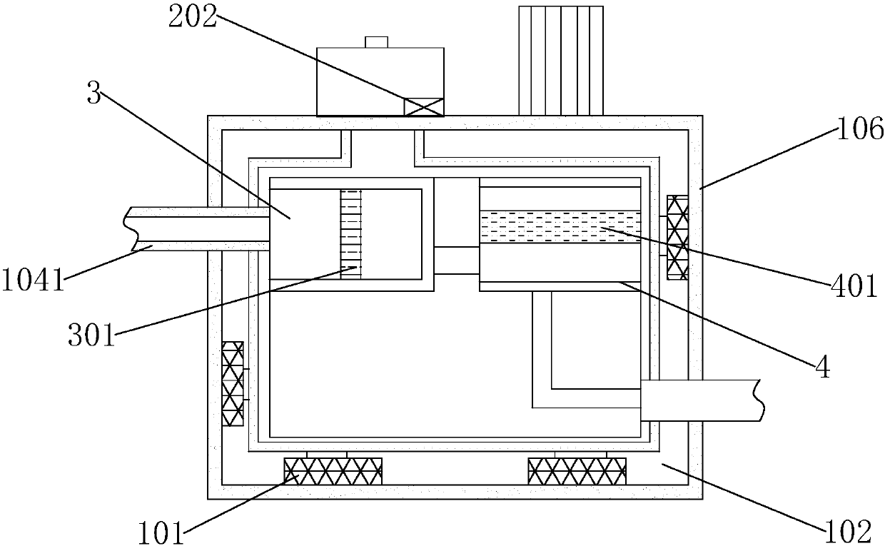 Lubrication oil tank with cooling function