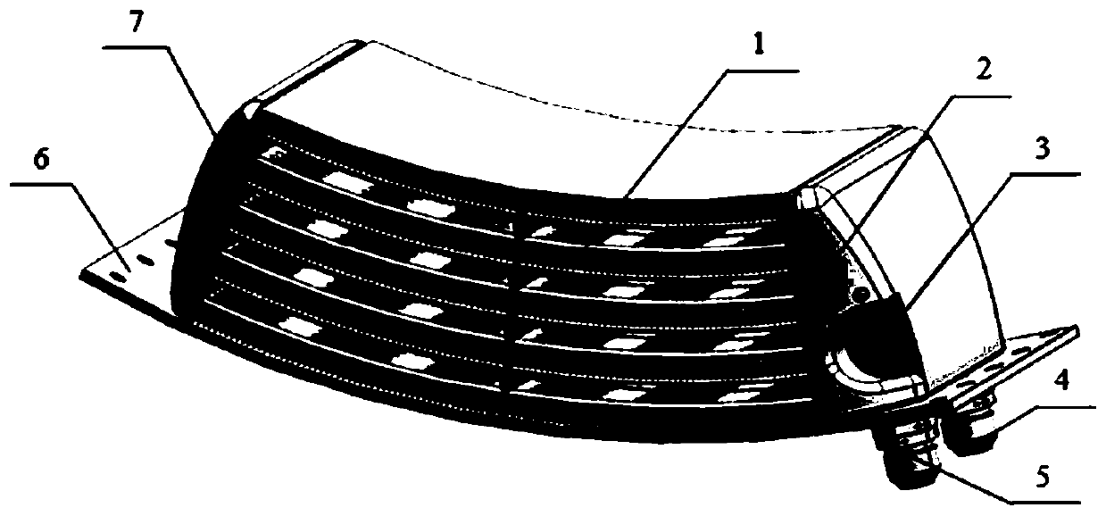 Engine lubricating oil cooling system