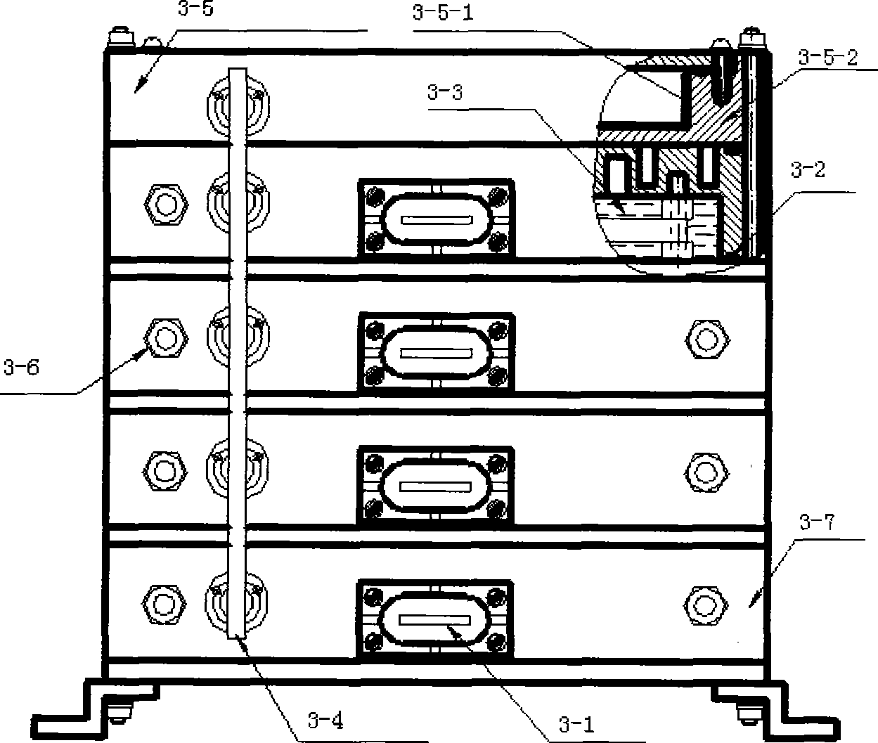 Isolative double cooling electric surge tolerant resistor cabinet