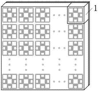 Microwave band polarization insensitive six-frequency band metamaterial wave absorber