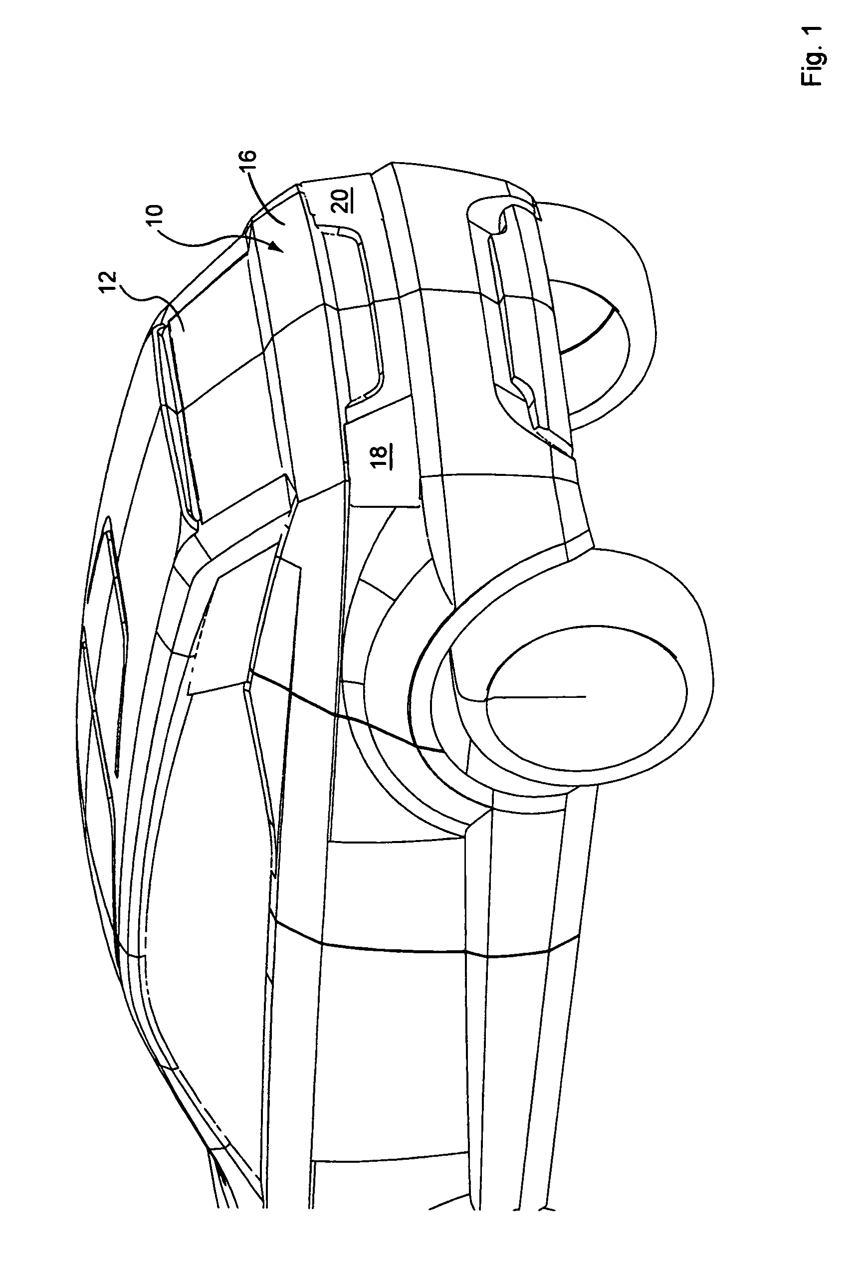 Vehicle with horizontally-pivotable tail gate