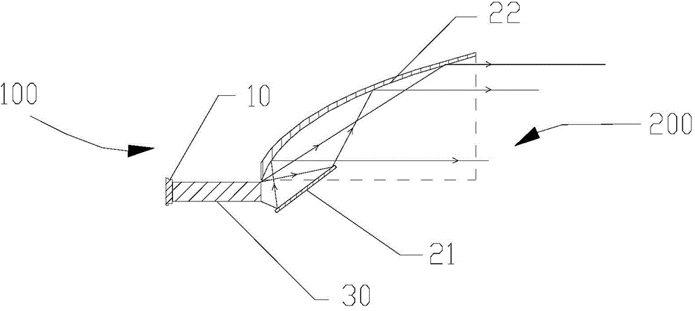 Lighting component and operating lamp