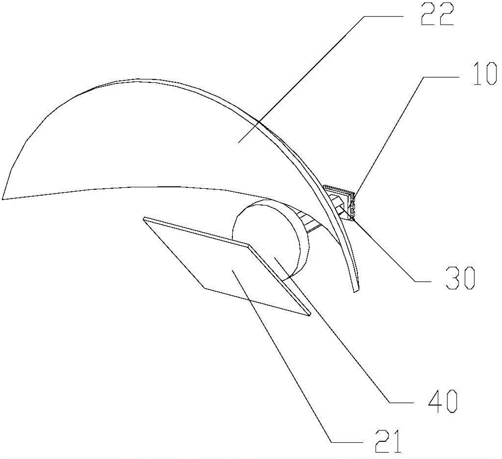 Lighting component and operating lamp