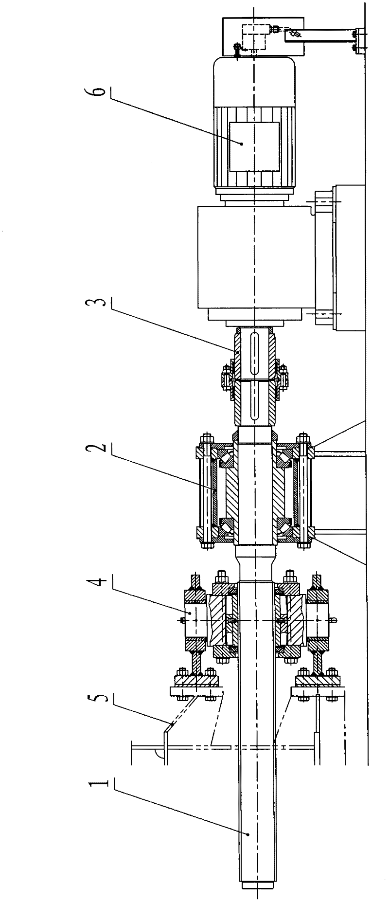 Inter-hook space adjustment mechanism for large gantry cranes