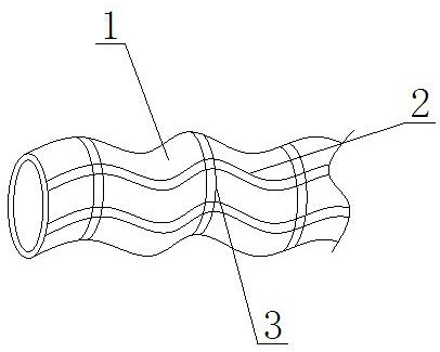 Fire hose with anti-cracking and high-pressure-resistant lining