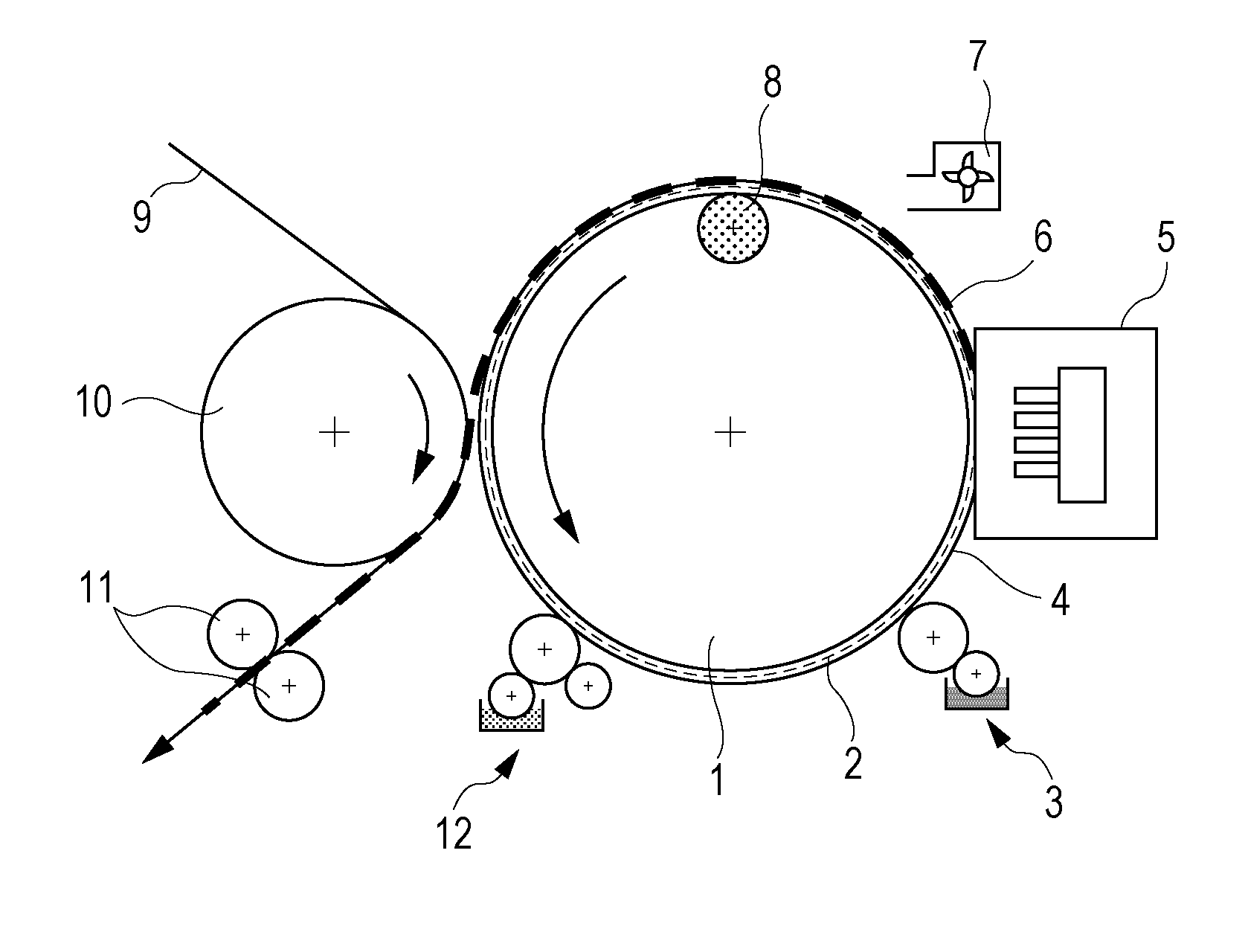 Transfer inkjet recording method