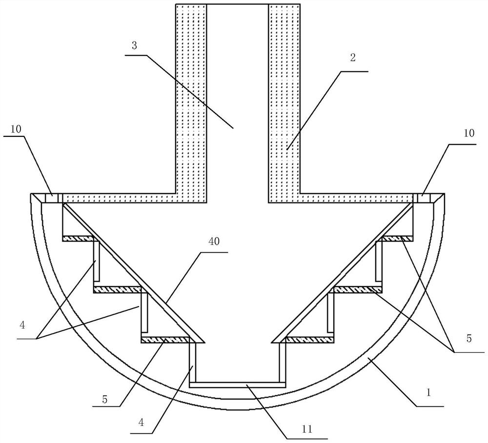 Mute exhibition ceiling lamp