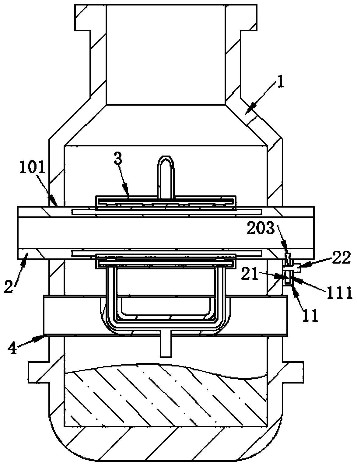 Self-adaptive cooling device for cable processing