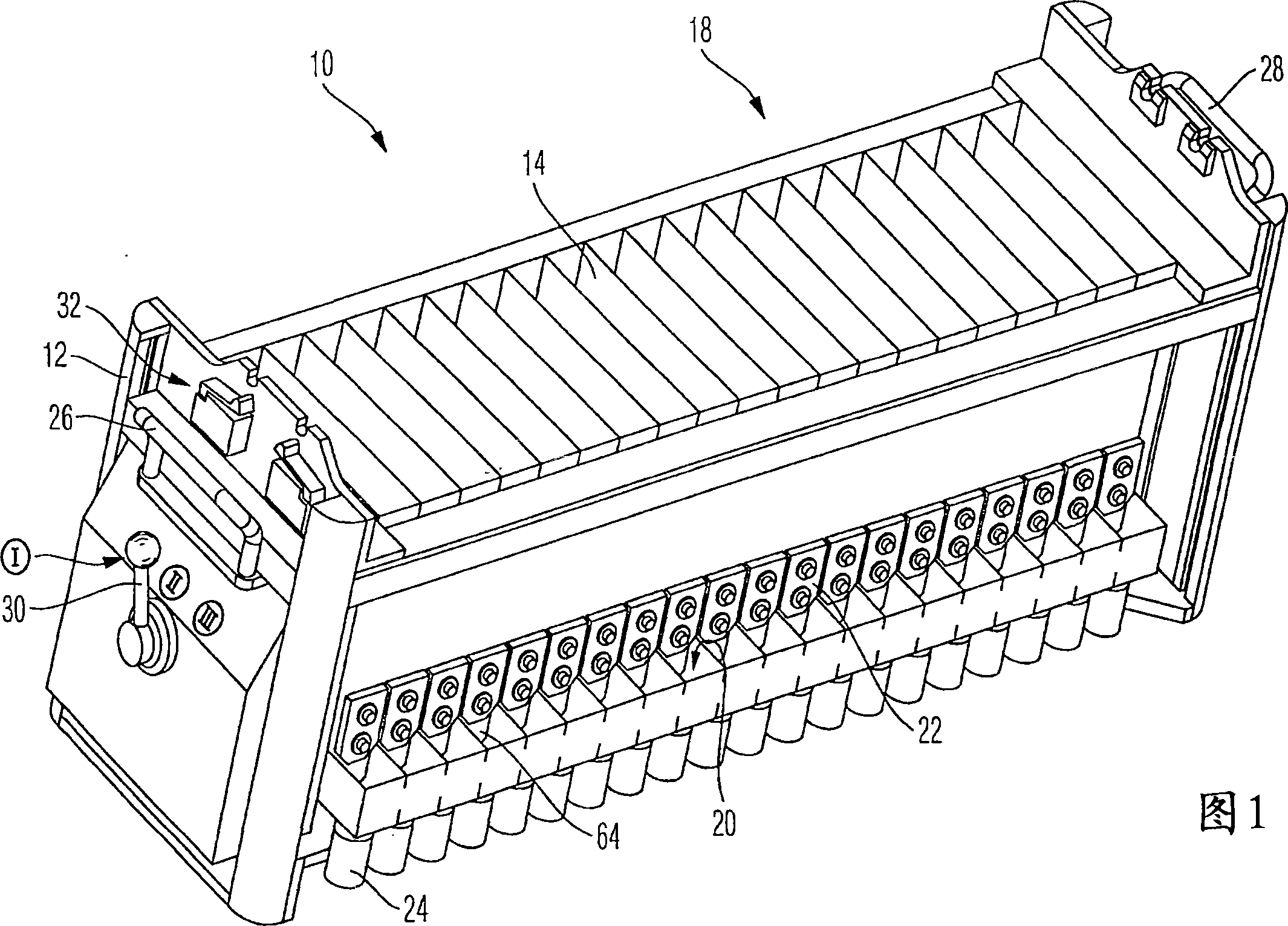 Feeding device for bundled tube reactor