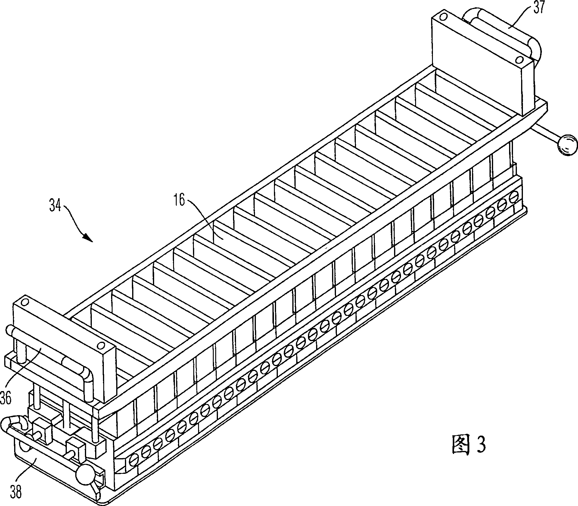 Feeding device for bundled tube reactor