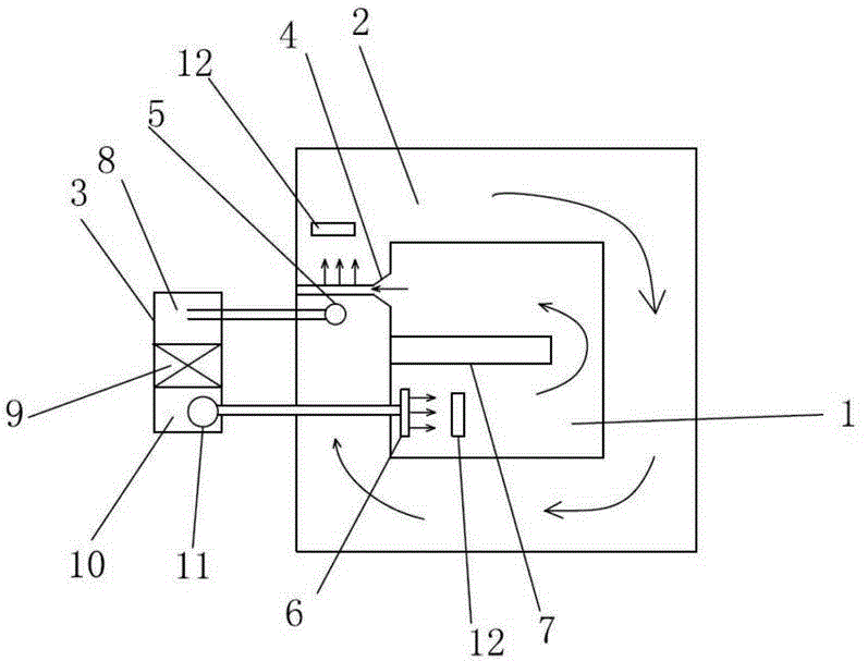 Algae phase water system shrimp and shellfish conjoined circulating aquaculture system