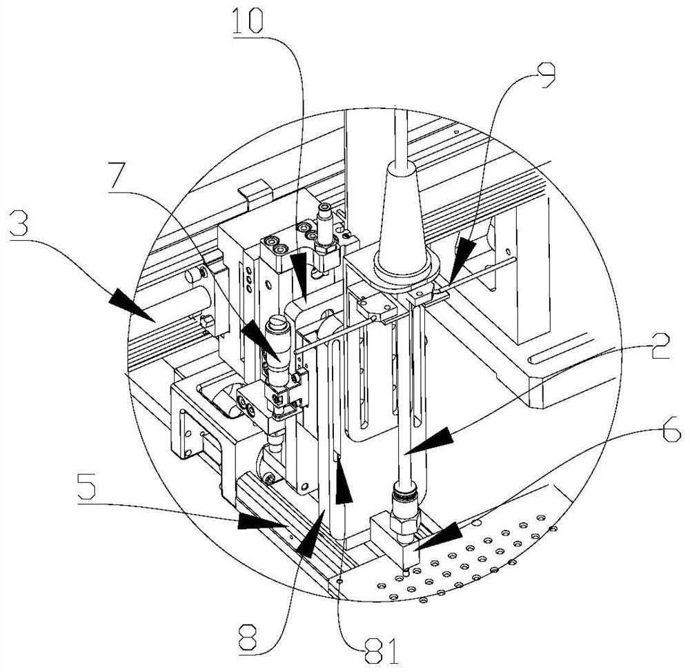 Automatic arraying machine