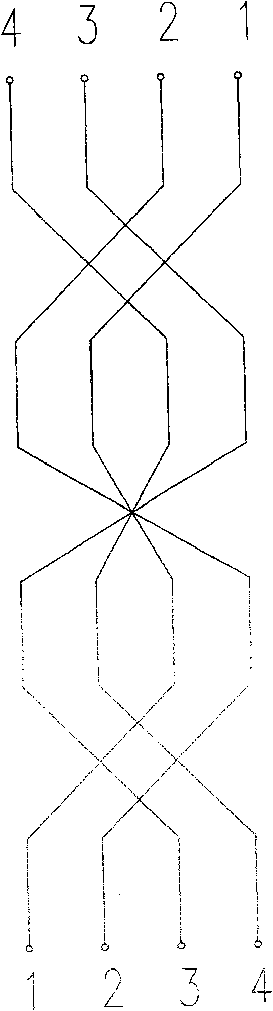 Method for winding transposition wire of double-single spiral coil