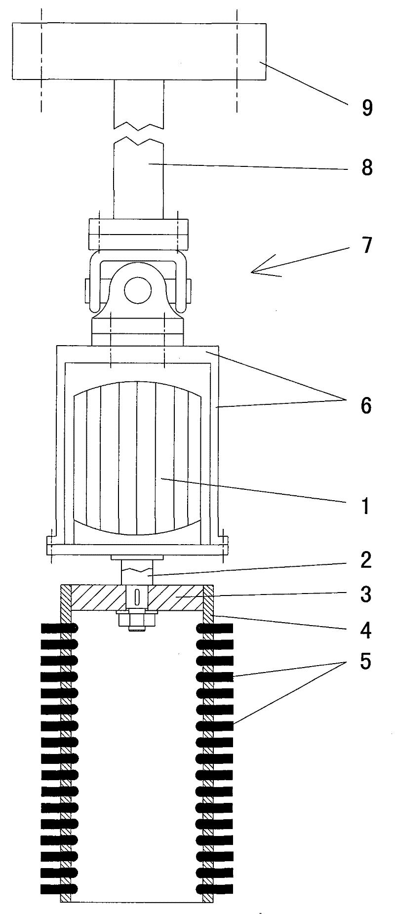 Artificial feeding method for black cattle