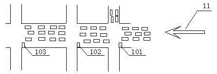 Traffic control system for whole segments of main street based on big data